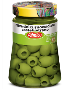 OLIVE DOLCI SNOCCIOLATE CASTELVETRANO in acqua e sale