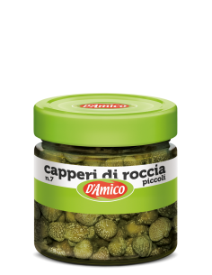 CAPPERI di ROCCIA Piccoli n° 7  aromatizzati all'aceto