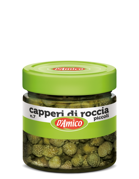CAPPERI di ROCCIA Piccoli n° 7  aromatizzati all'aceto