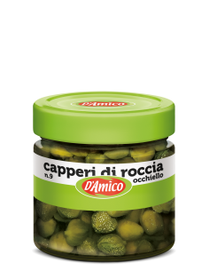 CAPPERI di ROCCIA Occhiello n° 9  aromatizzati all'aceto