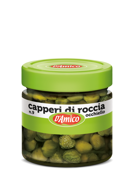CAPPERI di ROCCIA Occhiello n° 9  aromatizzati all'aceto