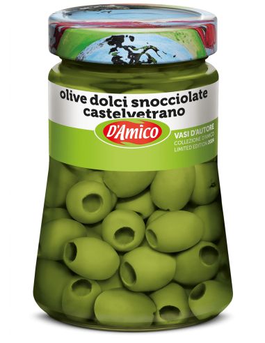 OLIVE DOLCI SNOCCIOLATE CASTELVETRANO in acqua e sale