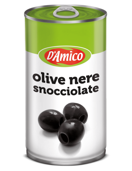 OLIVE NERE SNOCCIOLATE in acqua e sale