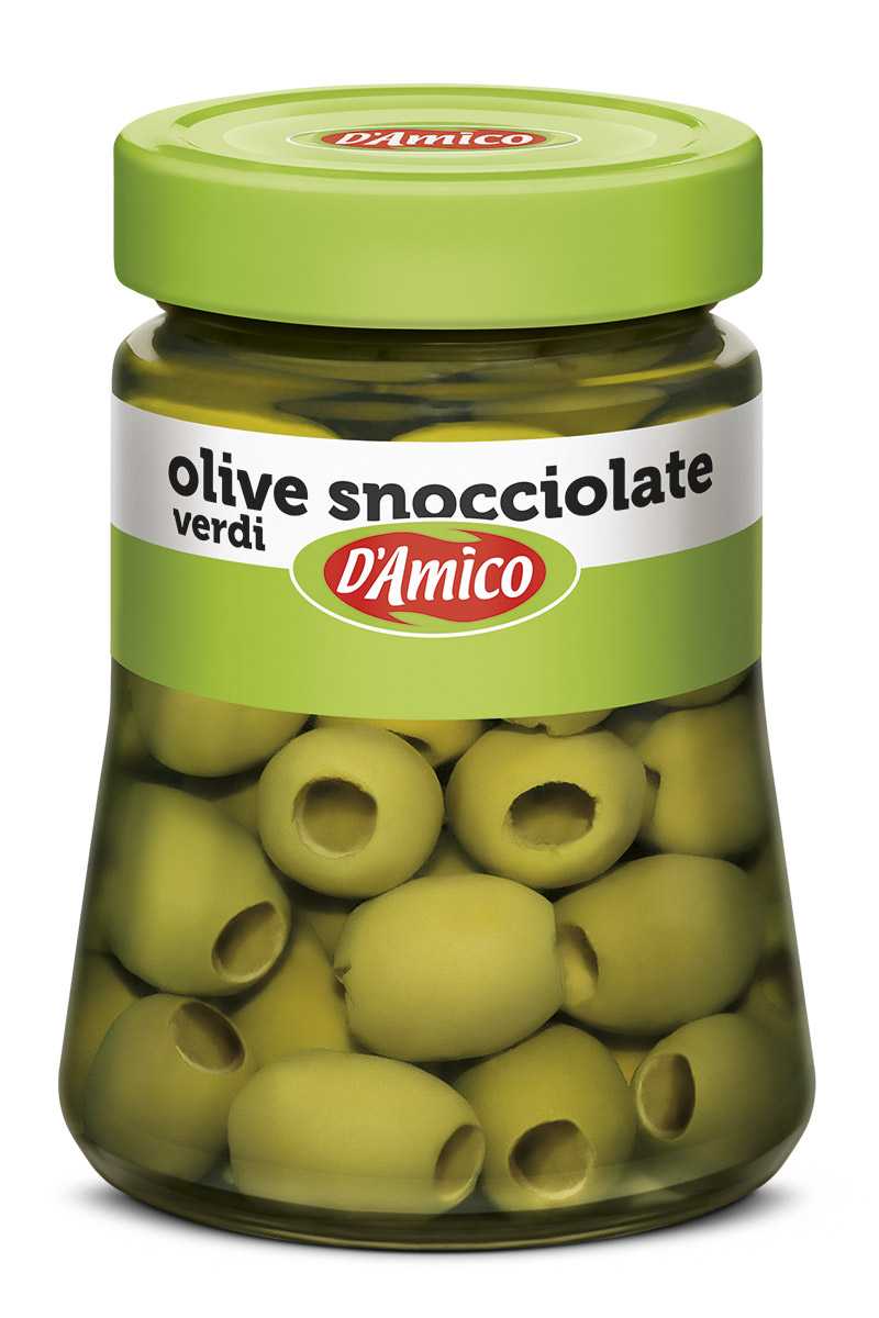 Olive verdi snocciolate