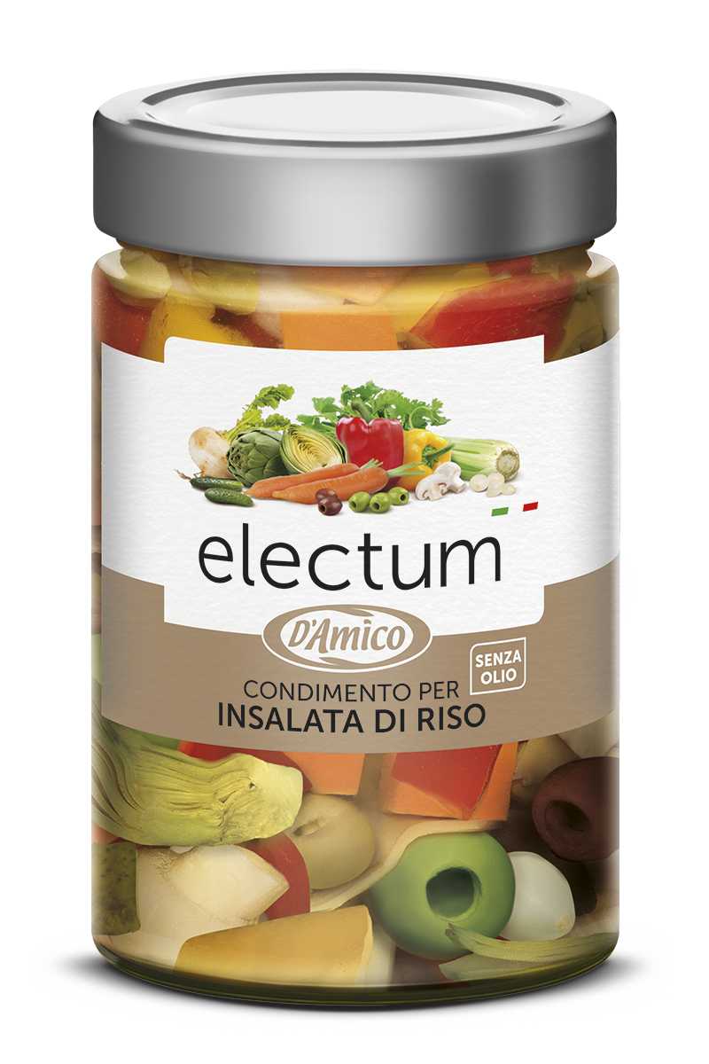 Condimento per insalata di riso senza olio