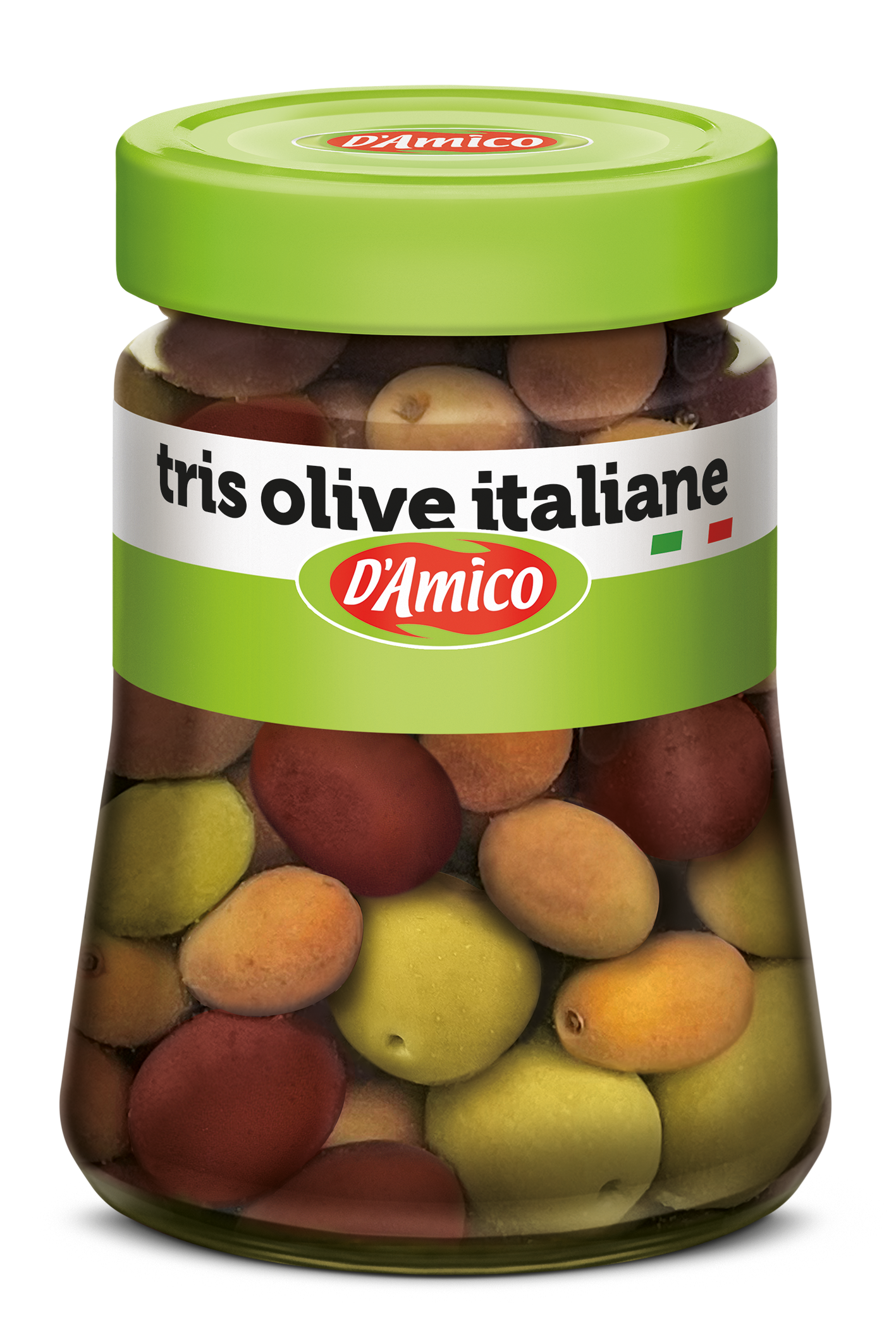 Tris di olive italiane intere