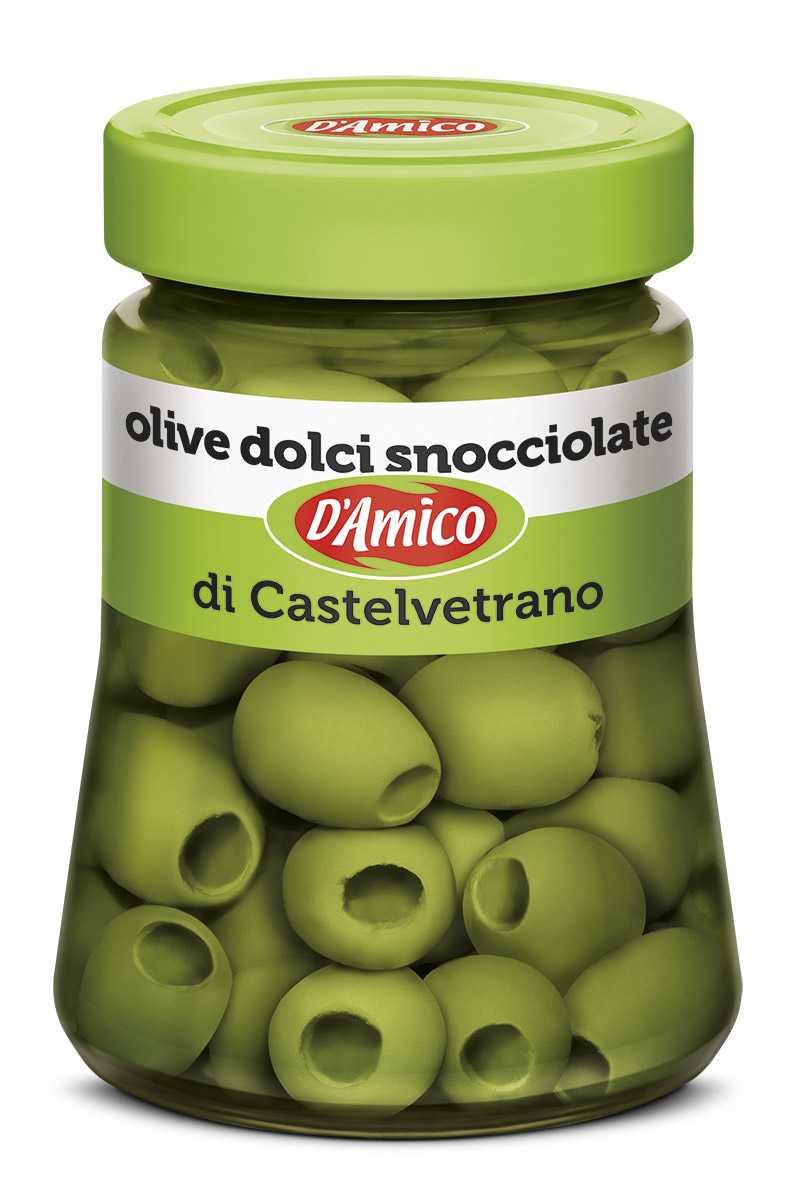 Olive verdi dolci snocciolate di Castelvetrano