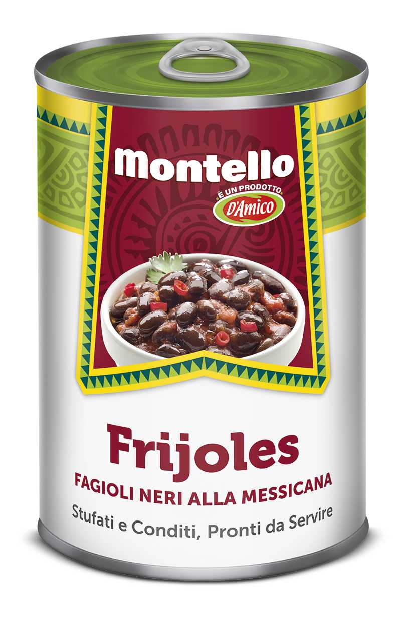 Frijoles fagioli neri alla messicana