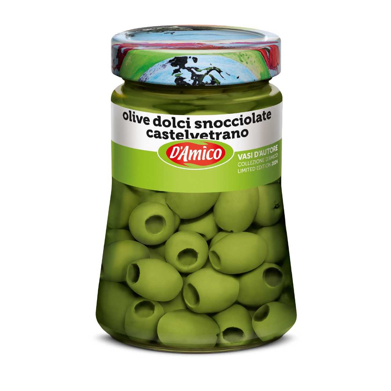Olive verdi dolci snocciolate di Castelvetrano - Vasi D'Autore