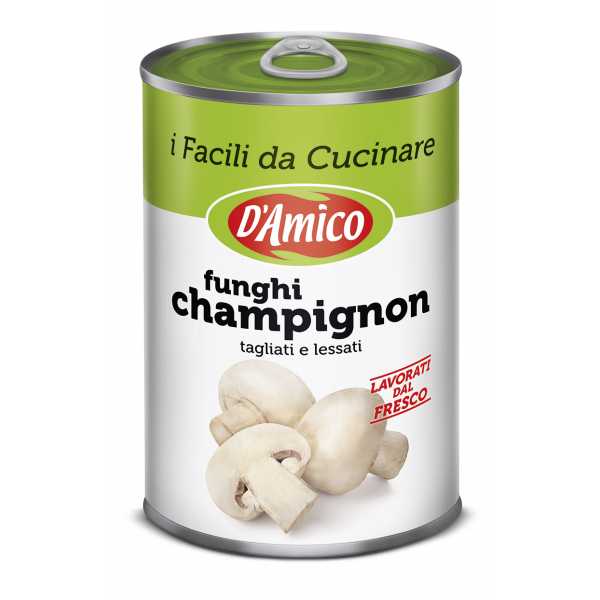 Funghi champignon tagliati