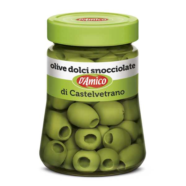 Olive verdi dolci snocciolate di Castelvetrano