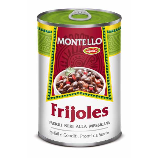 Frijoles fagioli neri alla messicana