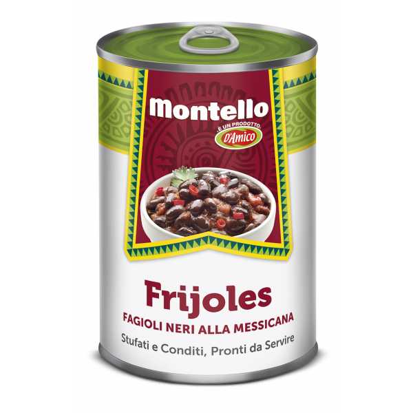 Frijoles fagioli neri alla messicana