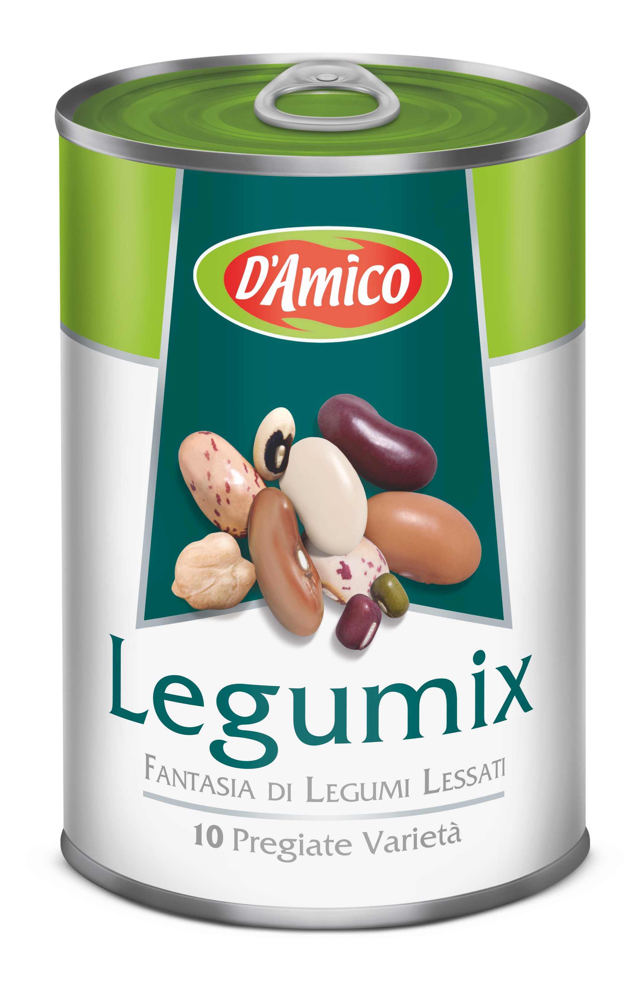 Legumix, fantasy of 10 varieties boiled mixed beans