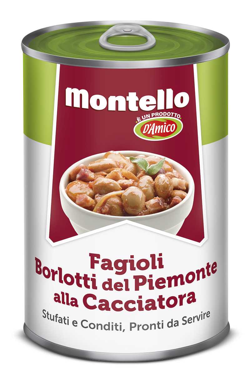 Borlotti beans from Piemonte "Hunter Style"