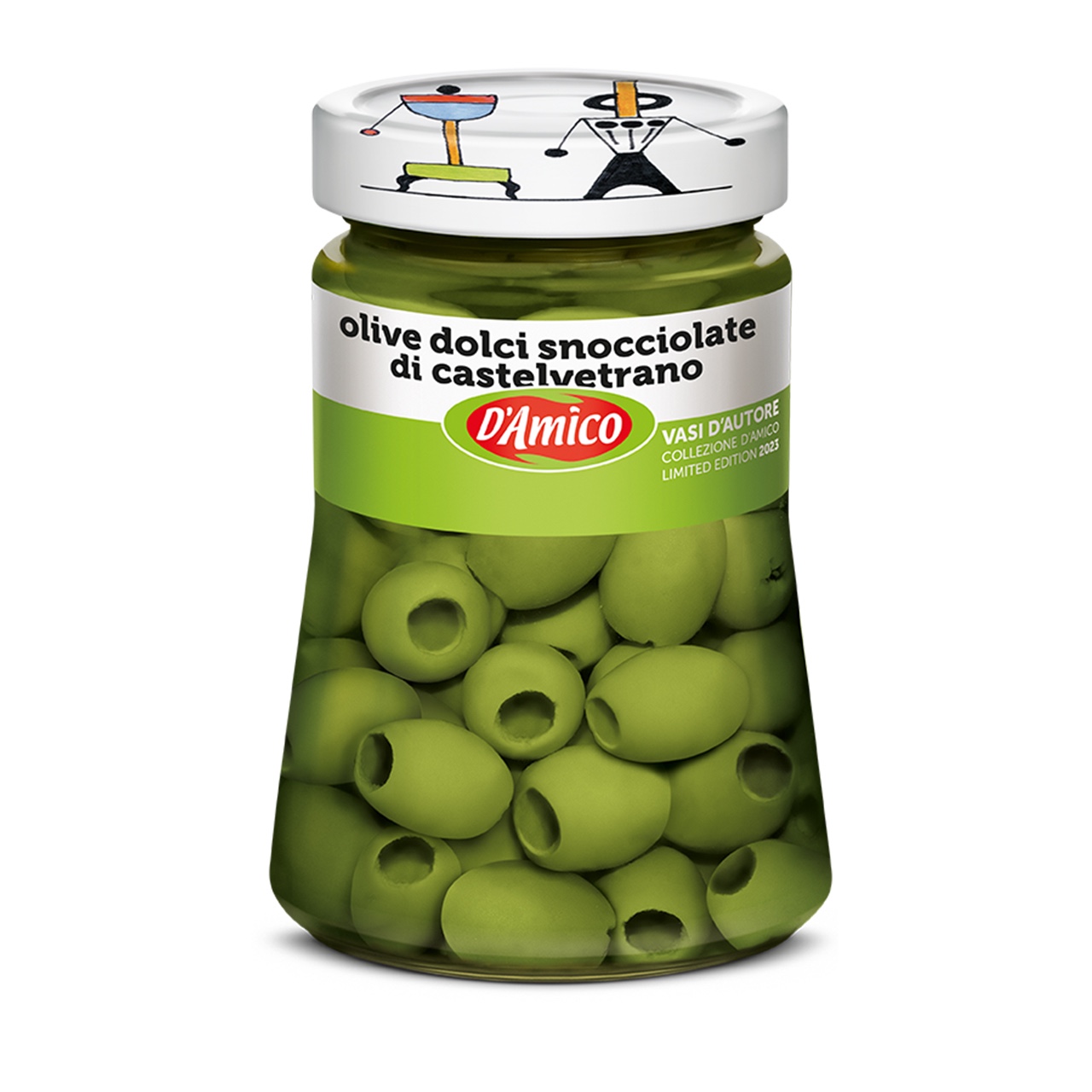 Olive verdi dolci snocciolate di Castelvetrano - Vasi D'Autore